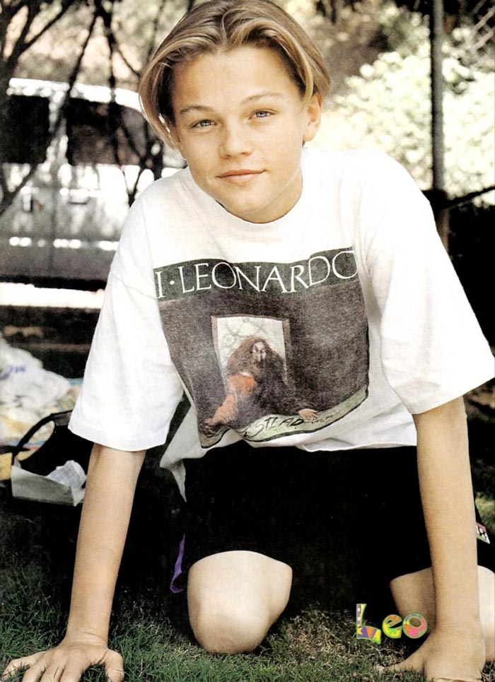 DiCaprio Leonardo Wilhelm, early 1980s