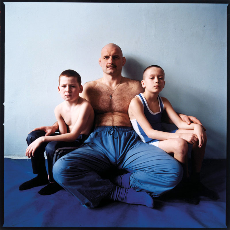 Coach Nikolai with two Boys (Коач Николай и два мальчика), 2009