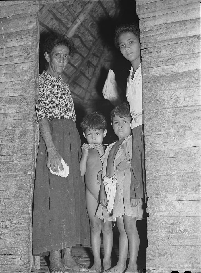 Family of a farm laborer living on land which FSA (Семья рабочего с фермы, живущего на землях АЗФХ), Dec.1941