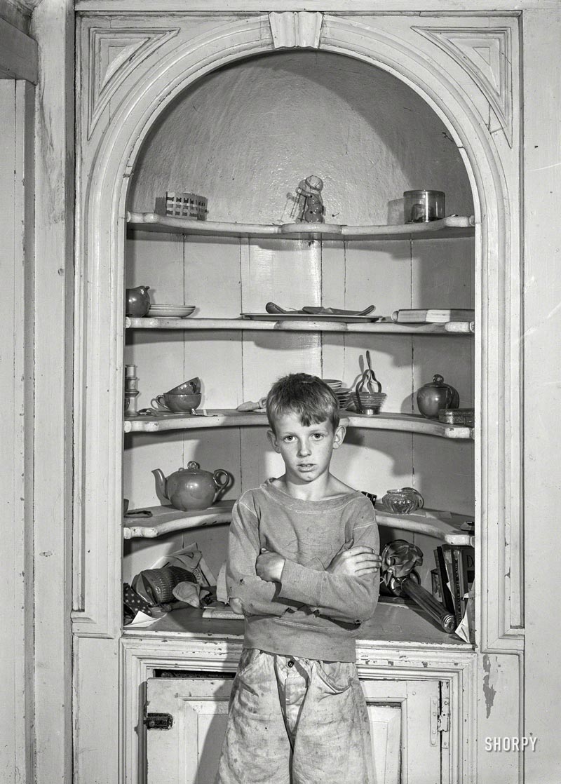 One of the children of Ernest Johnson, FSA client (Один из детей Эрнста Джонсона, клиента АЗФХ), Aug.1941