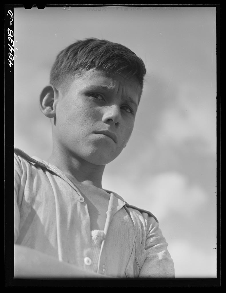 Boy who was playing in the street (Мальчик, который играл на улице), Jan.1942