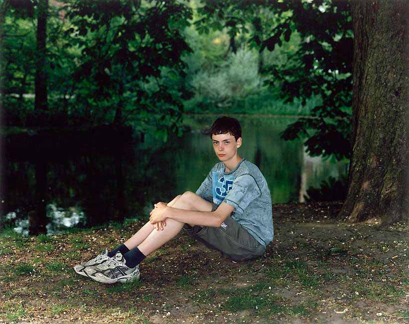 Teenage boy in Vondelpark (Подросток в Вондела-парке), 2006