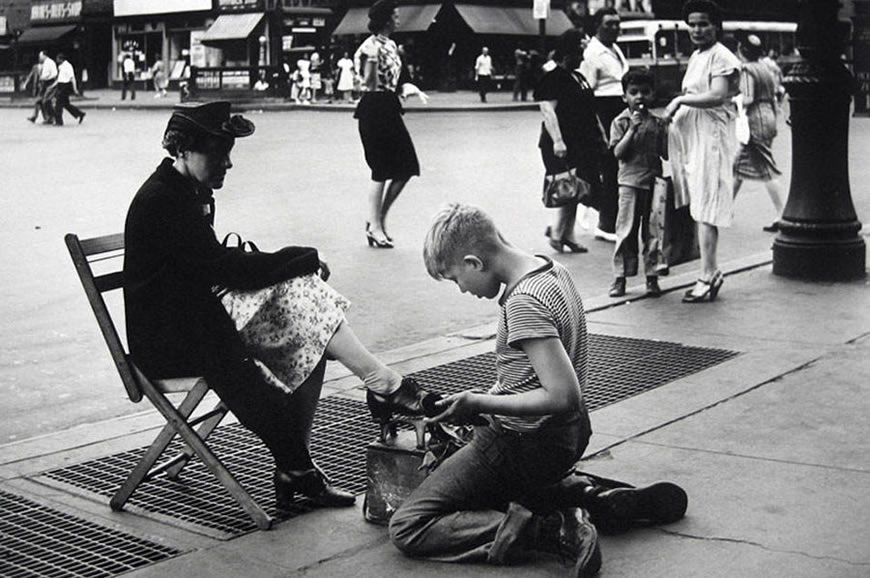 Fred Wagner a Shoeshine boy (Фред Вагнер - чистильщик обуви), 1948