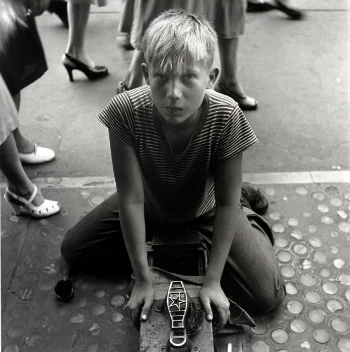 Shoeshine Boy (Чистильщик обуви), New York, 1948