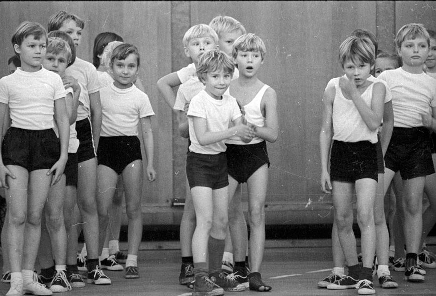 В спортивном зале (In the gym), 1970-е