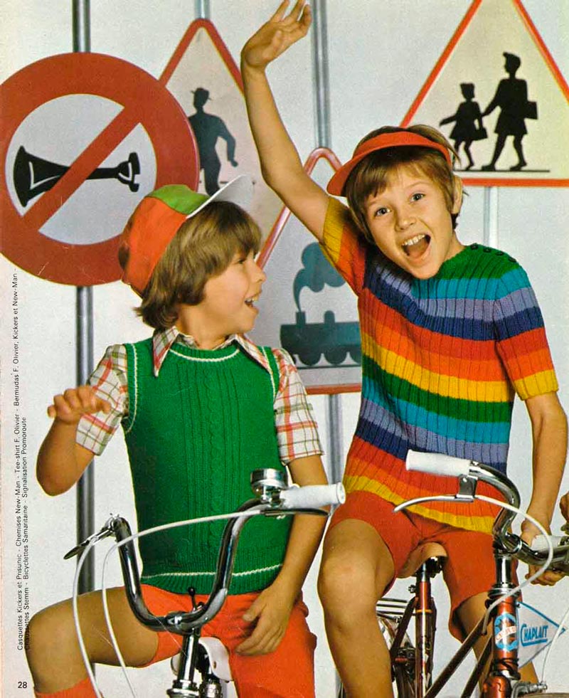 Tricot Pour Les Enfants 4-14 ans (Вязанные изделия для мальчиков 4-14 лет), 1970s