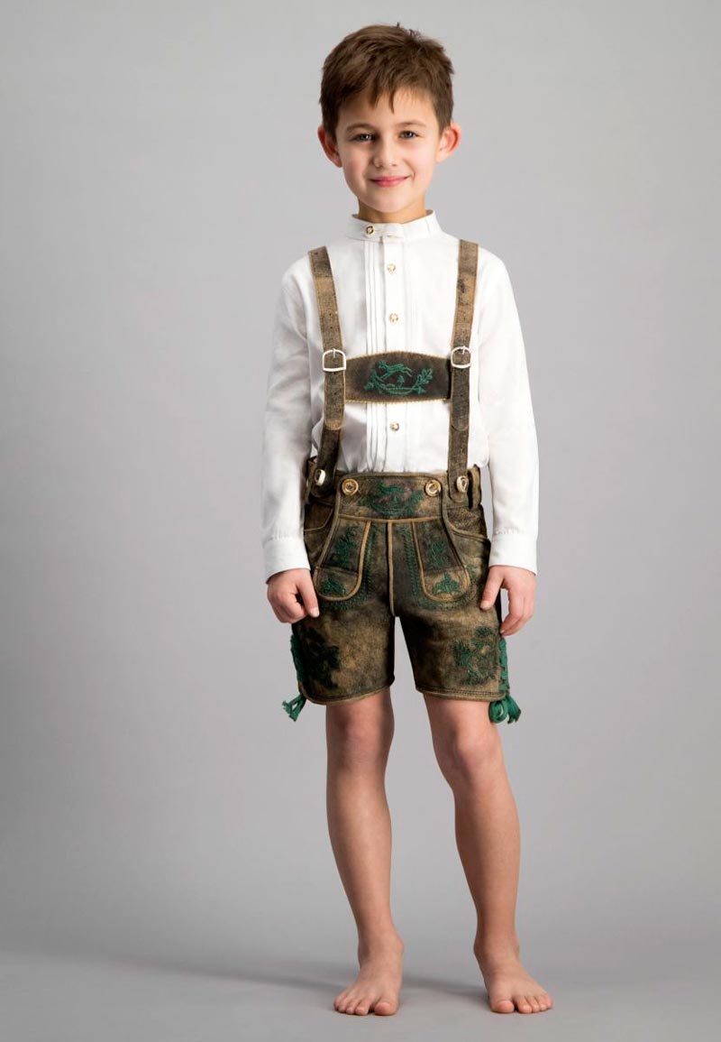 Ledenhorsen for boys (Кожаные шорты для мальчика), early XXI