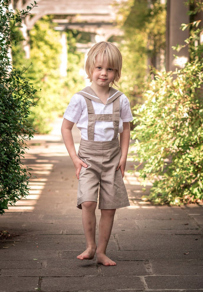 Boy's linen outfit (Одежда для мальчика из льна), 2018