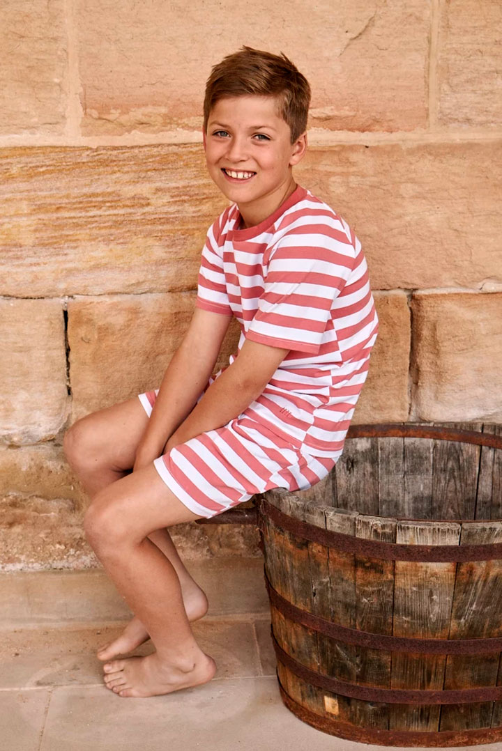 Classic Summer Stripe Pjs in Red (Классическая летняя пижама в красную полоску), 2019