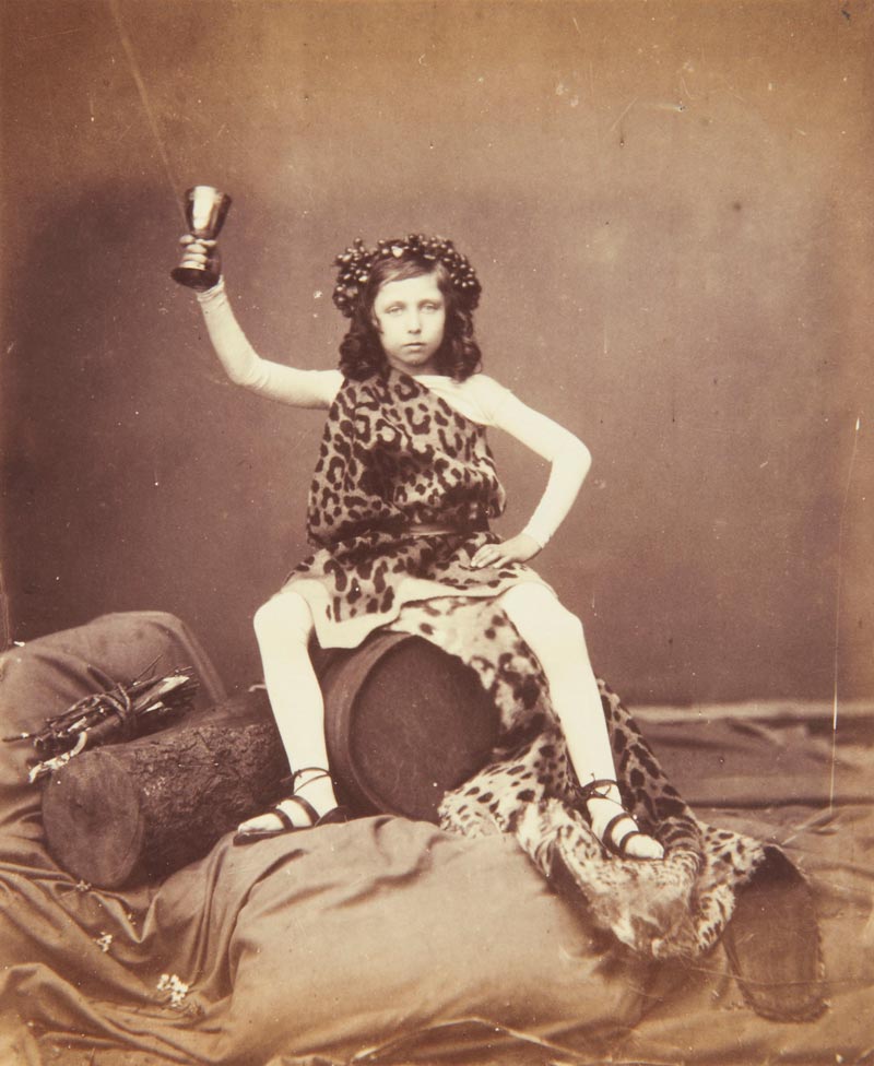 Prince Alfred as 'Autumn' in the 'Tableaux of the Seasons' (Принц Альфред в роли «Осени» в «Представлении времён года»), 1854