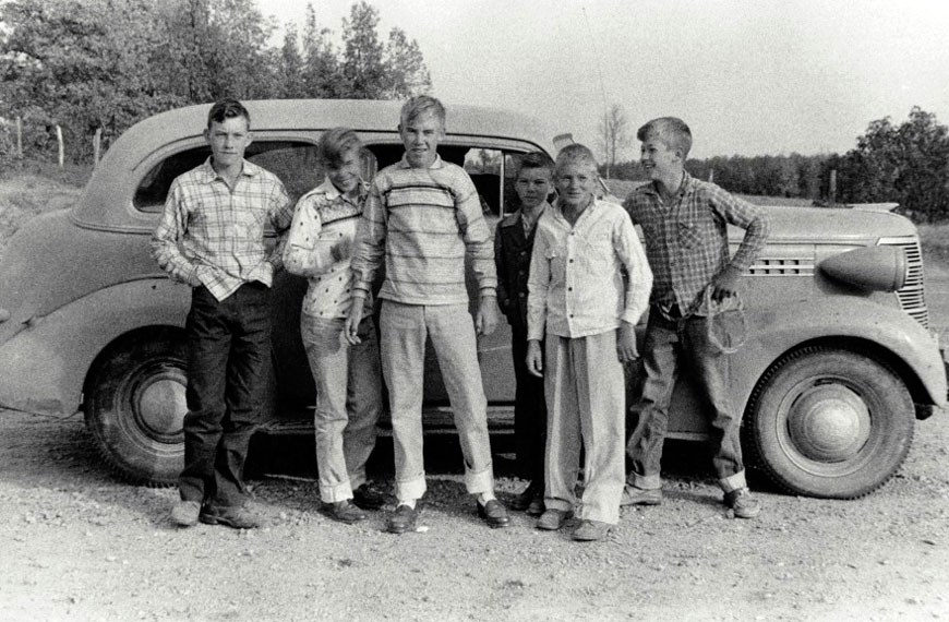 Teenagers.They drive the car (Тинэйджеры. Они водят машину), 1950