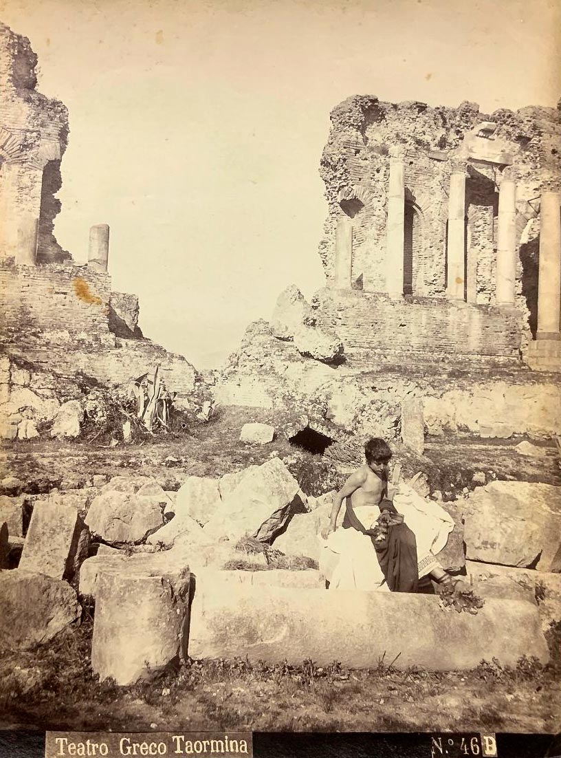 Teatro greco - Taormina (Греческий театр - Таормина), before 1899