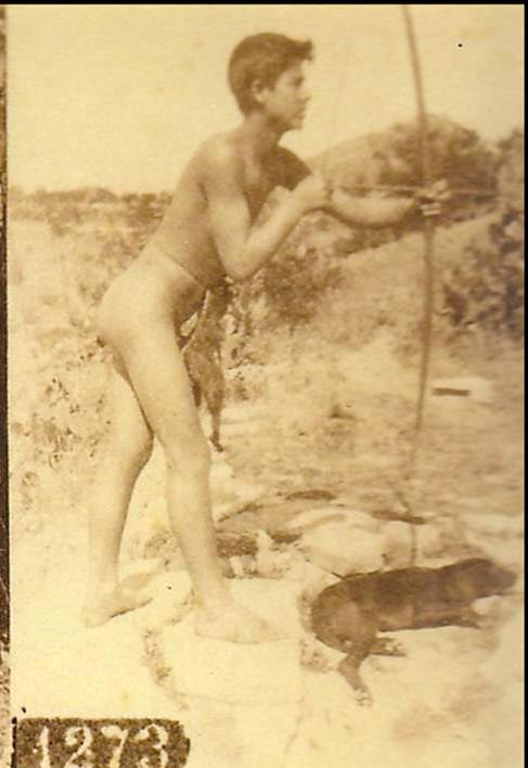 Ragazzo nudo con arco e freccia (Голый мальчик с луком и стрелами), 1900s