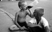 Street urchins on Greek Square