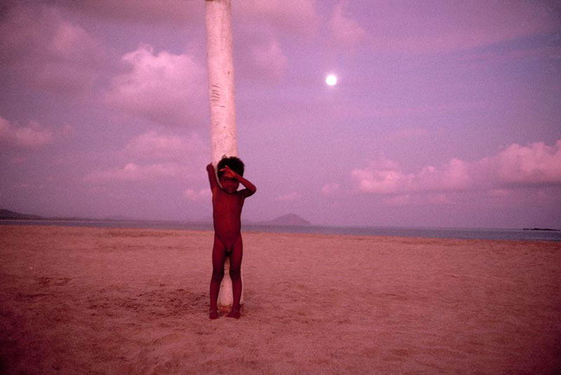 Son of a fisherman in the moonlight (Сын рыбака в лунном свете). Oaxaca, Chacahua, Mexico, 1992