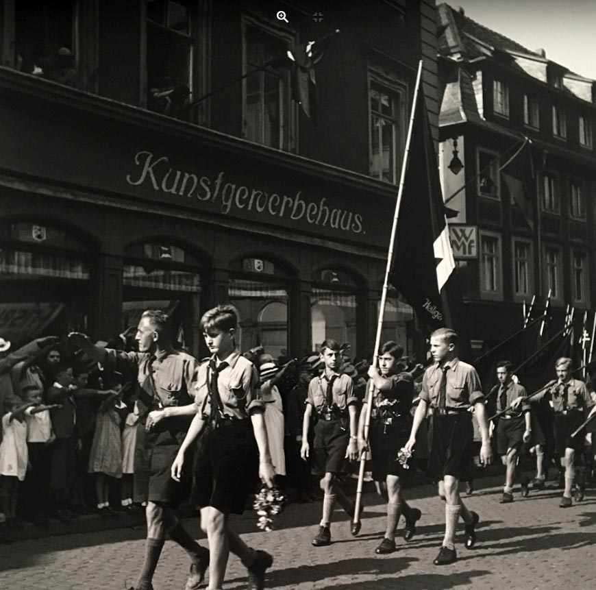 Nazi Youth parade (Парад юных нацистов), 1930s