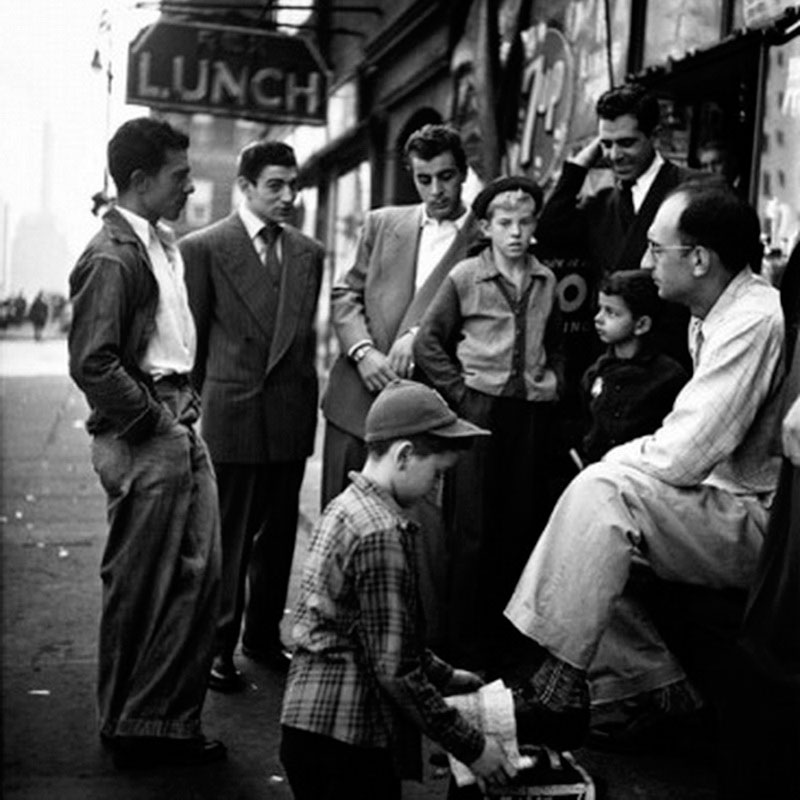 Shoeshine boy (Мальчик - чистильщик обуви), 1947