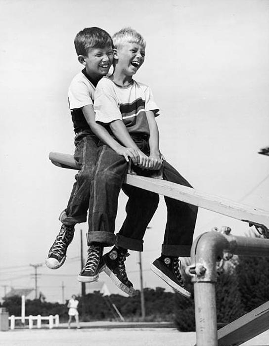 Playground dwellers (Обитатели детской площадки), c.1955