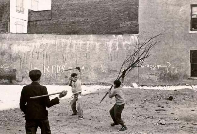 Untitled / Boys with Branches (Без названия / Мальчики с ветками), c.1939-1940