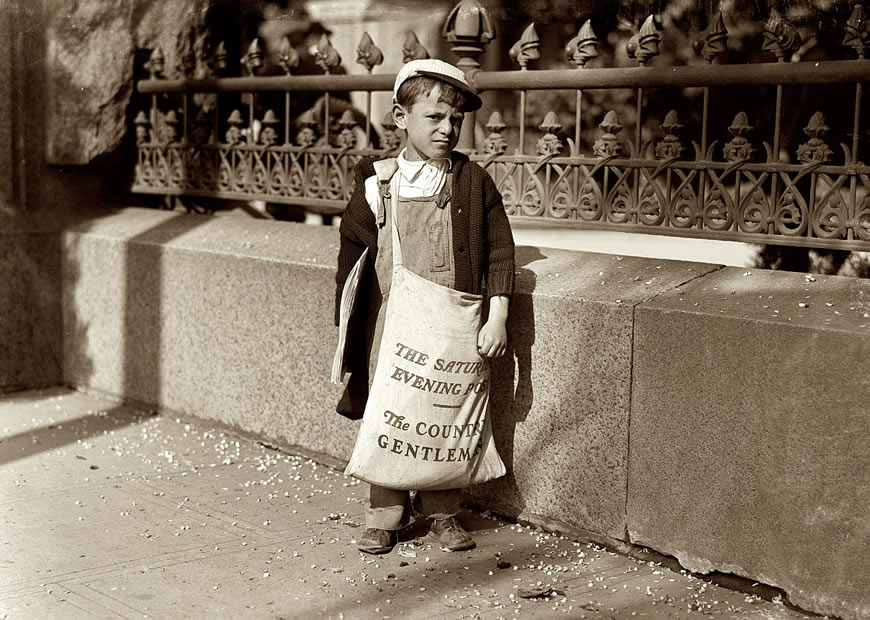 Freddie the Newsie (Фредди-газетчик), May 1915