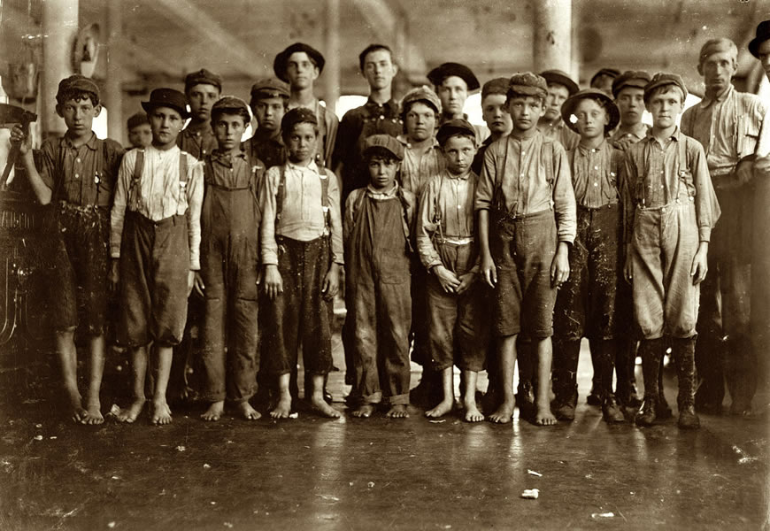 Fries Mill Boys (Мальчишки с Фриской фабрики), May 1911