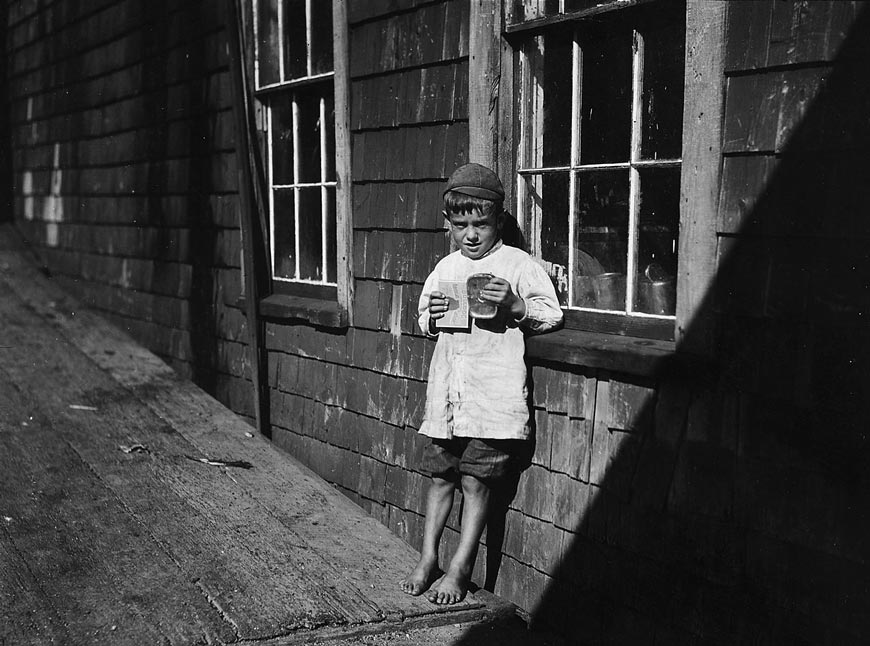 5 year old Preston, a young cartoner (5-летний Престон, юный картонажник), 1911