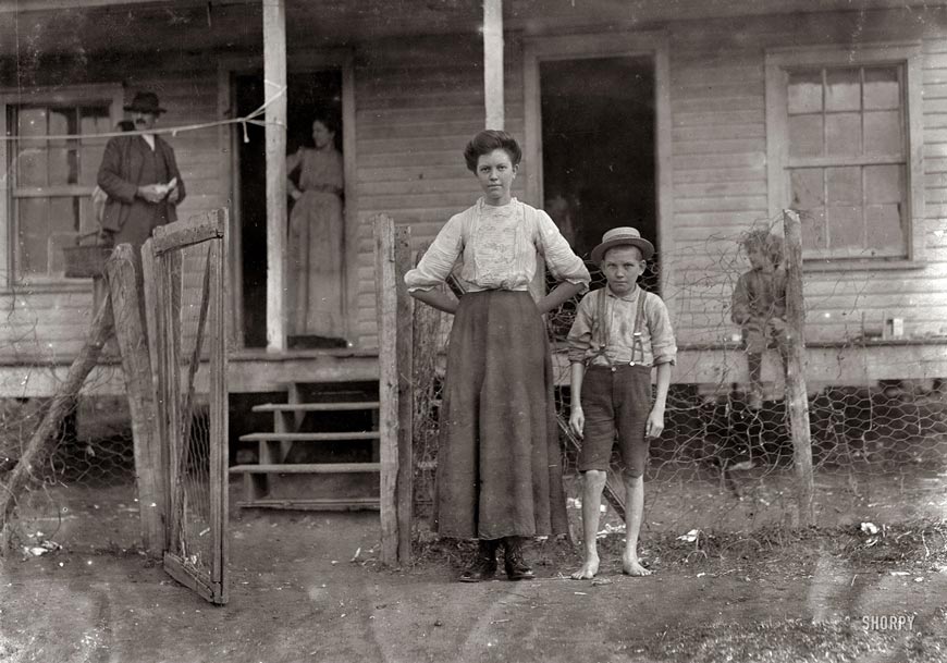 Jamie Sherley, (girl) and Ambro Sherley, 11 years old (Джейми Ширли (девушка) и Эмбро Ширли (11 лет)), November 1908