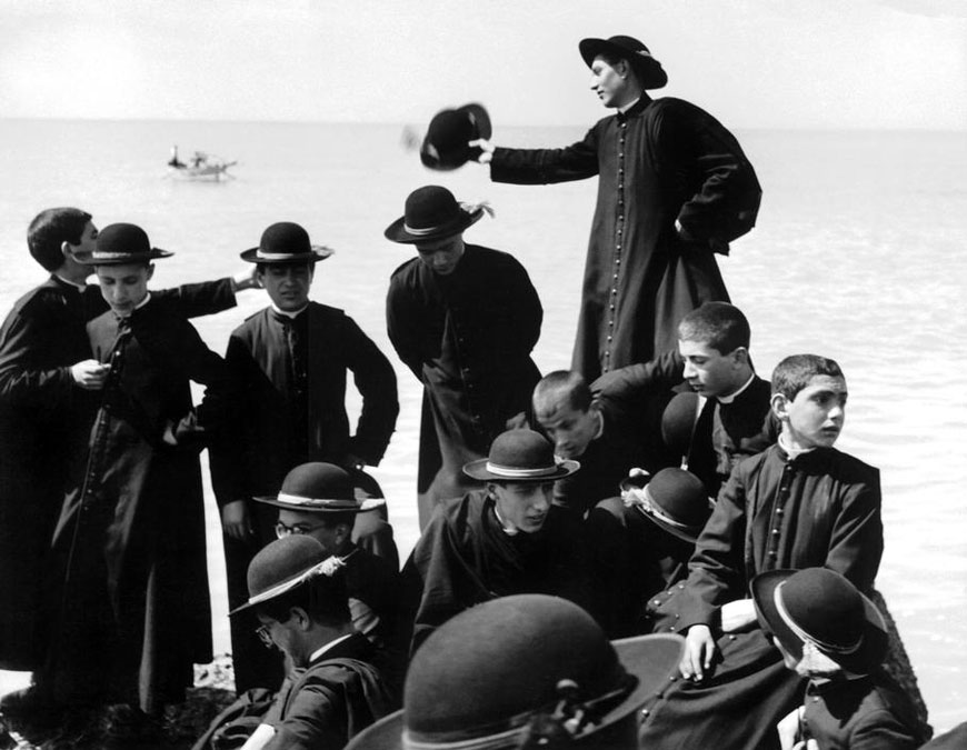 Seminarians by the Sea (Семинаристы у моря, Неаполь), 1959 Naples, Italy