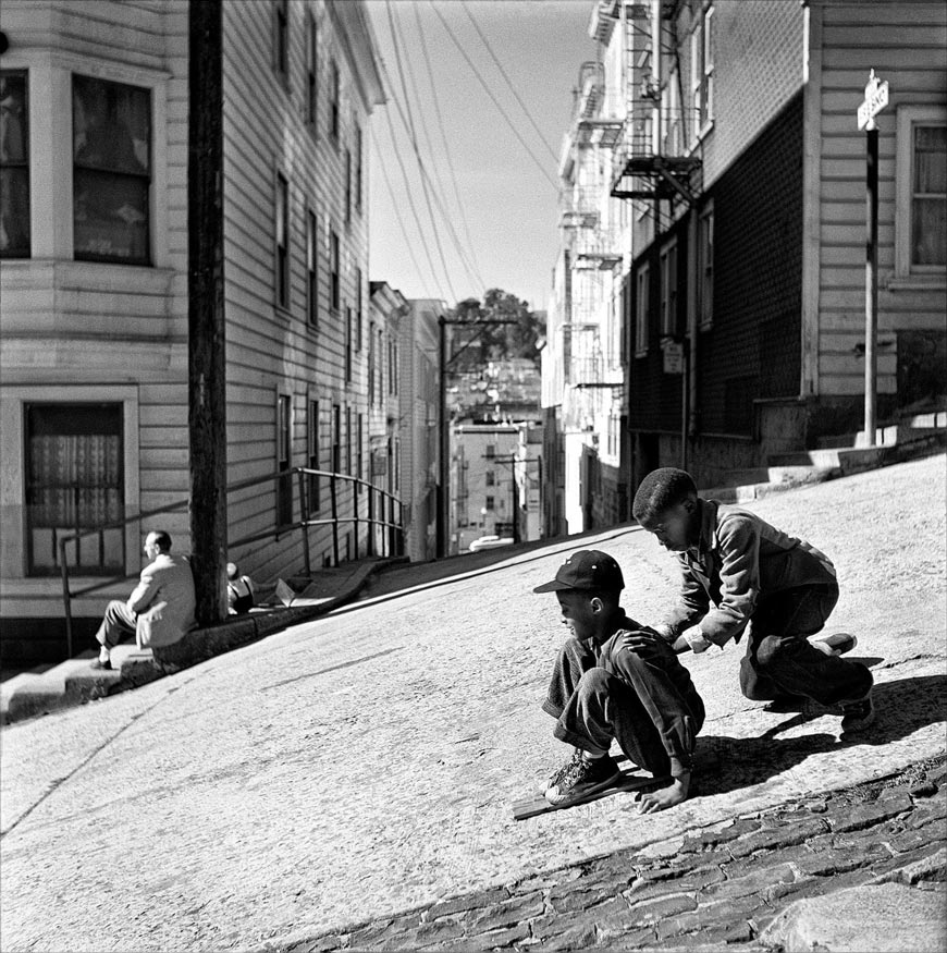 Kearny street above Brodway (Кирни-стрит над Бродвеем), 1952 