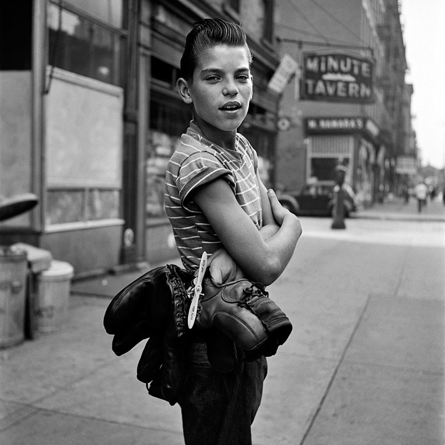 Boy With Baseball Gloves (Мальчик с бейсбольными перчатками), September 3, 1954