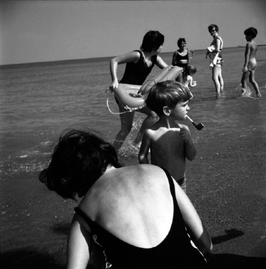 Untitled / Boy with Pipe at Shoreline (Без названия / Мальчик с трубкой у берега), 1968