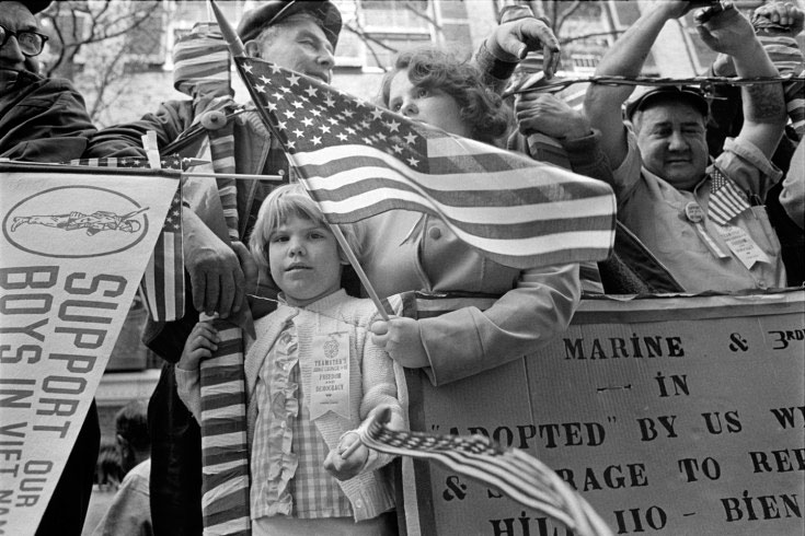 Pro-Vietnam War Demonstrators (Демонстрация за войну во Вьетнаме), 1968