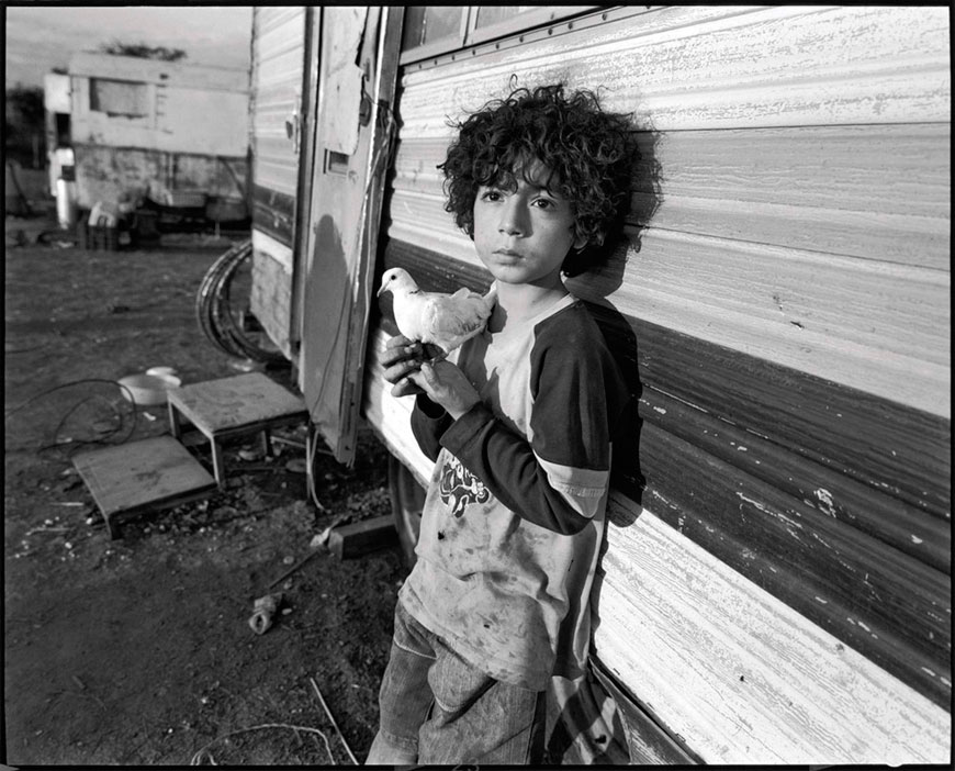 Child clown with his bird (Ребёнок-клоун со своей птицей), 2010