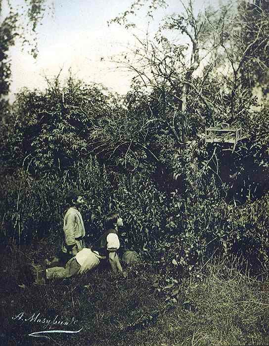 Мальчики-птицеловы (Boys-birders), c.1900