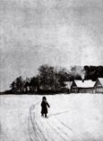 Boy on the outskirts of the village