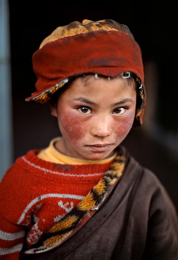 Nomad shepherd boy at the Litang monastery (Пастушок-кочевник в монастыре Литанг), 1999