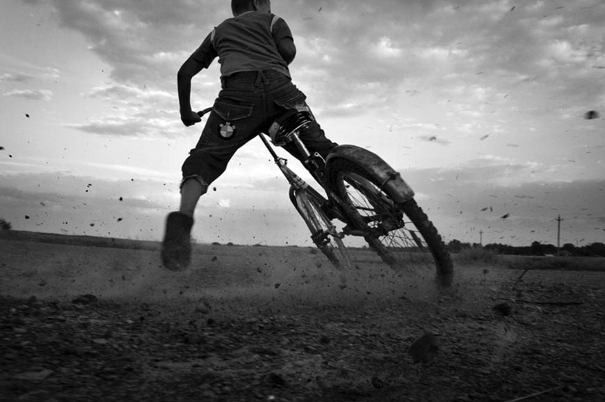 Мальчик на велосипеде (Boy on a bicycle), 2013