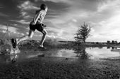 Running boy