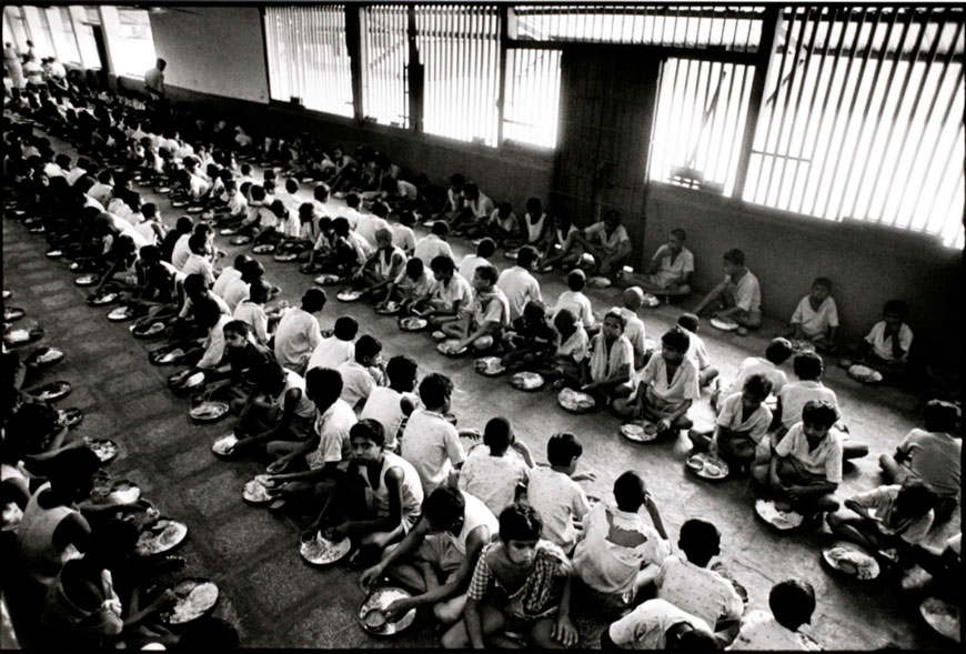 Lunchtime at Dongri Children's Remand Home or 'The Chiller Room' as it is referred to by street children