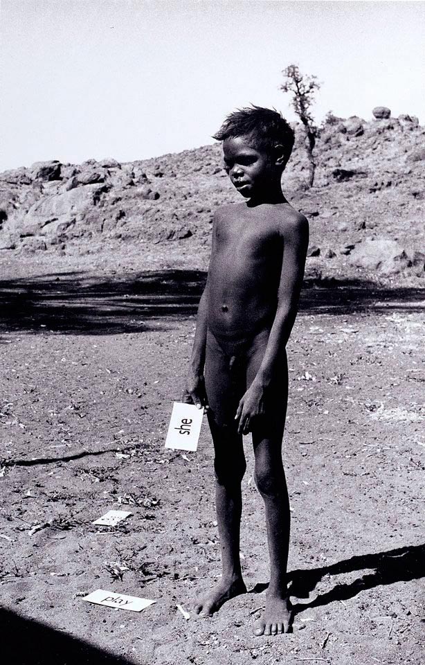 Pitjantjatjara schoolboy ( Школьник Питджантджатджара), 1963