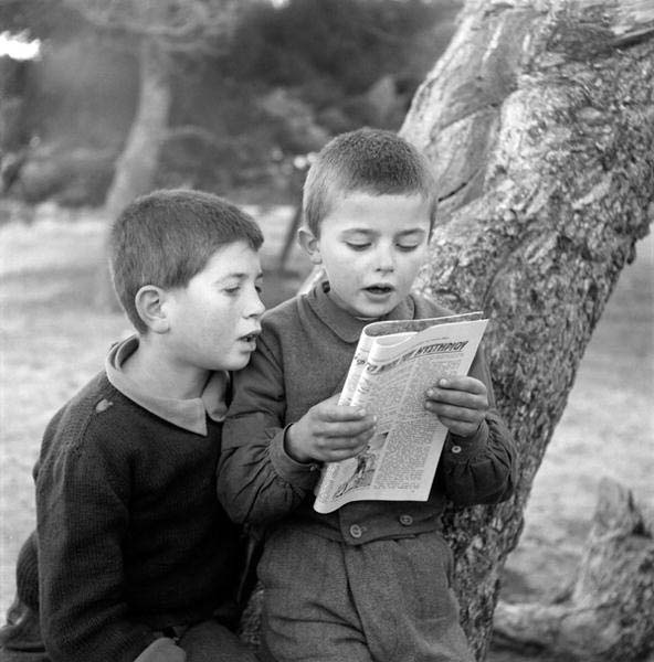 Boys reading (Читающие мальчики), c.1950