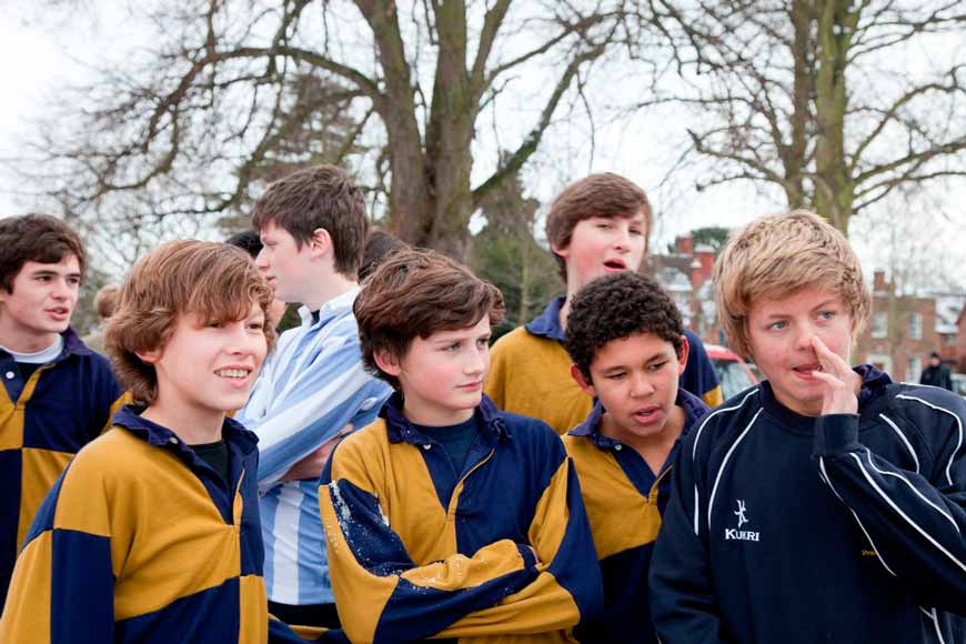 Pupils at the school. Shrewsbury School (Школьники. Школа в Шрусбери), 2010