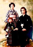 Steven Seagal with his son Kentaro and wife