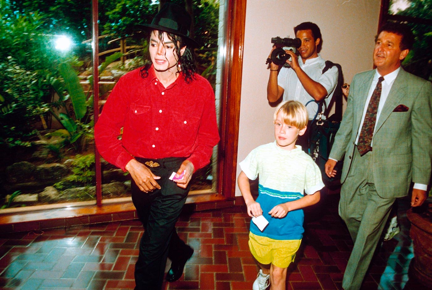 Michael Jackson & Macaulay Culkin, 1993