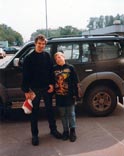 Mikhail Gorshenev with a young fan