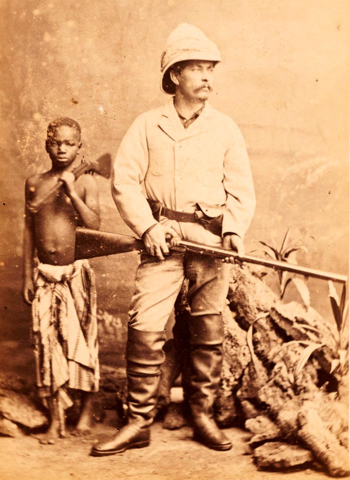 Stanley Henry Morton with African boy (Стэнли Генри Мортон с негритёнком)