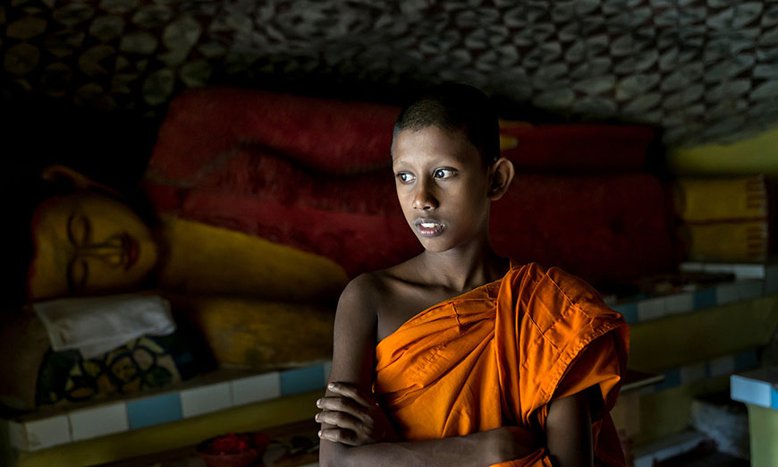 Sri Lankan Buddhist monk (Шри-ланкийский буддистский монах), 2014