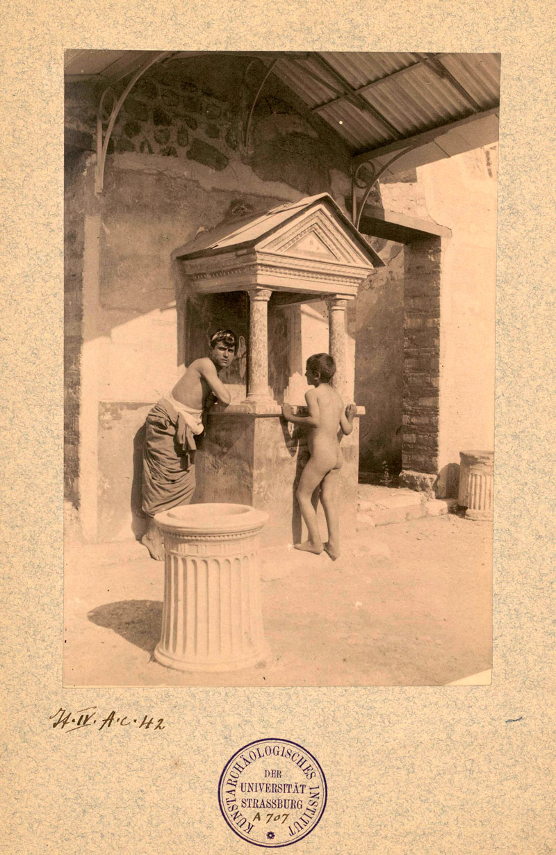 Larario a Pompei (Ларарий в Помпеях), c.1895