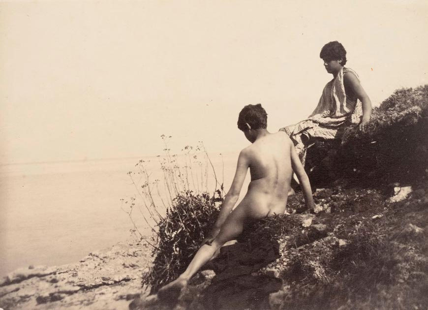 'Edoardo' e un altro ragazzino sul mare («Эдоардо» и еще один мальчик у моря), before 1894