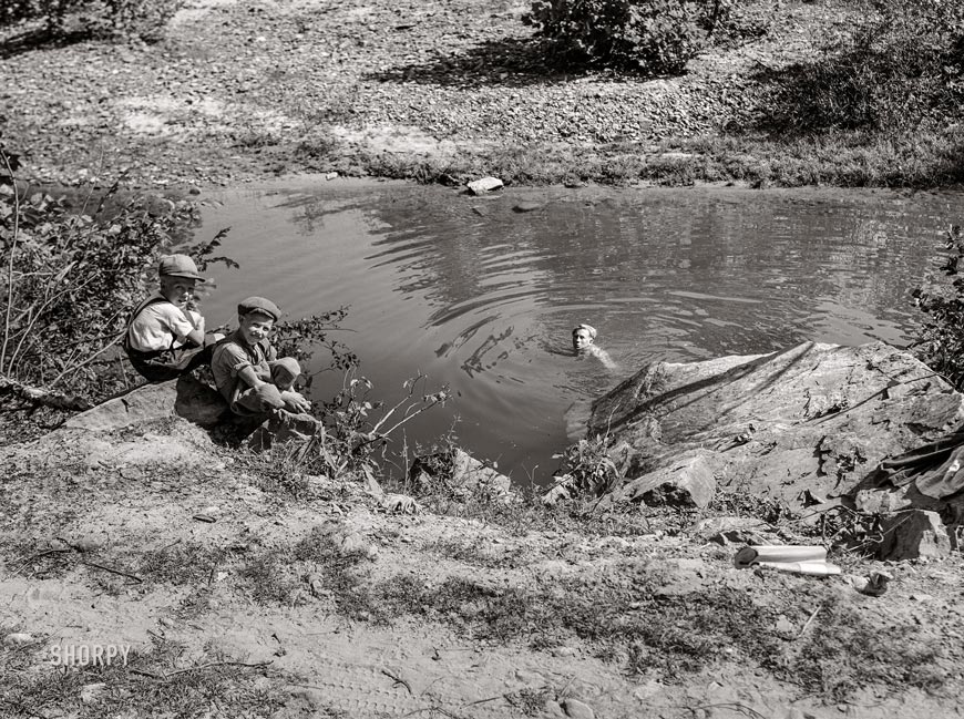 Old swimming hole (Старый пруд), September 1940